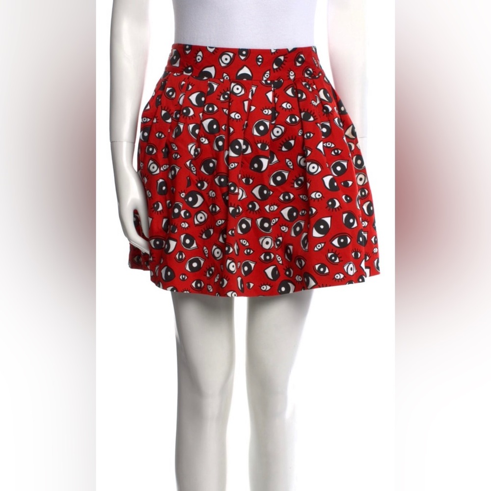 Alice and Olivia Printed Mini Skirt